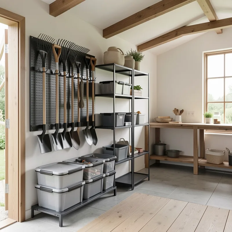 Astuce rangement outils jardinage : 10 solutions efficaces et économiques (2026)